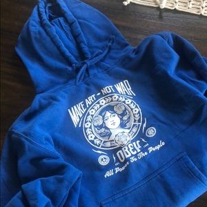 Cobalt blue Obey hoody 💙💙💙